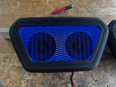 Custom Center Dash Piece with LEDs fits 2019-2023 Chevy/GMC trucks *** Please read description before ordering *** Speakers included