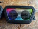 Custom Center Dash Piece with LEDs fits 2019-2023 Chevy/GMC trucks *** Please read description before ordering *** Speakers included
