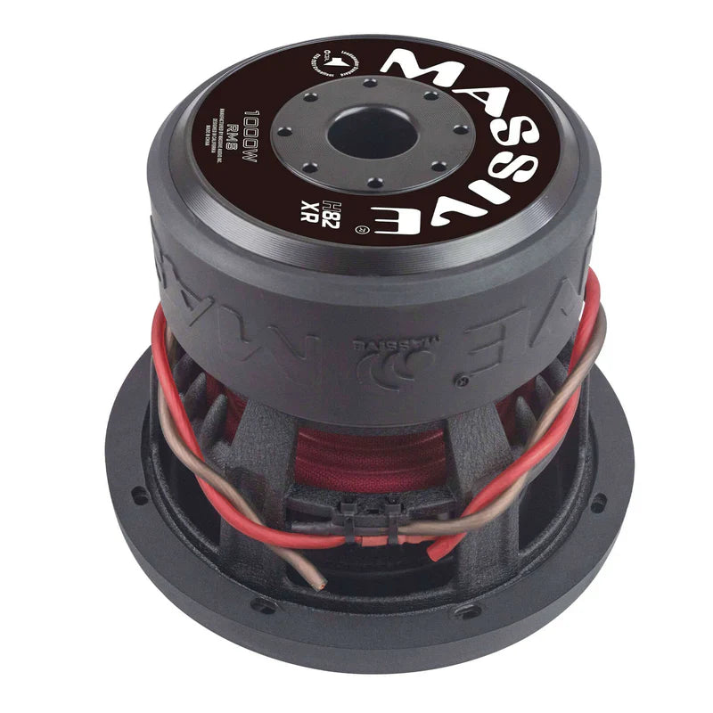 Massive Audio H82XR 8" 1000W RMS Subwoofer DVC 2-Ohm