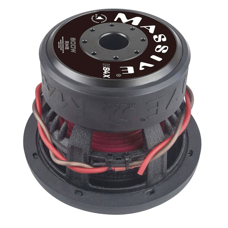 Massive HIPPO H84X 8" 800W RMS Subwoofer DVC 4-Ohm