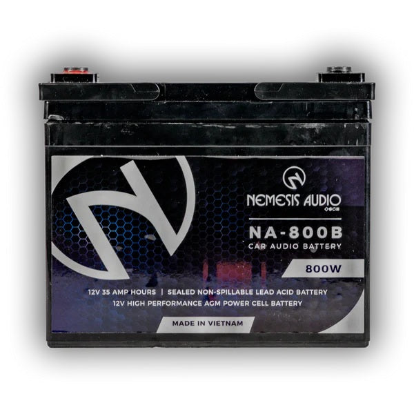 Nemesis Audio NA-800B 35AH 800W AGM Power Cell 12V Battery