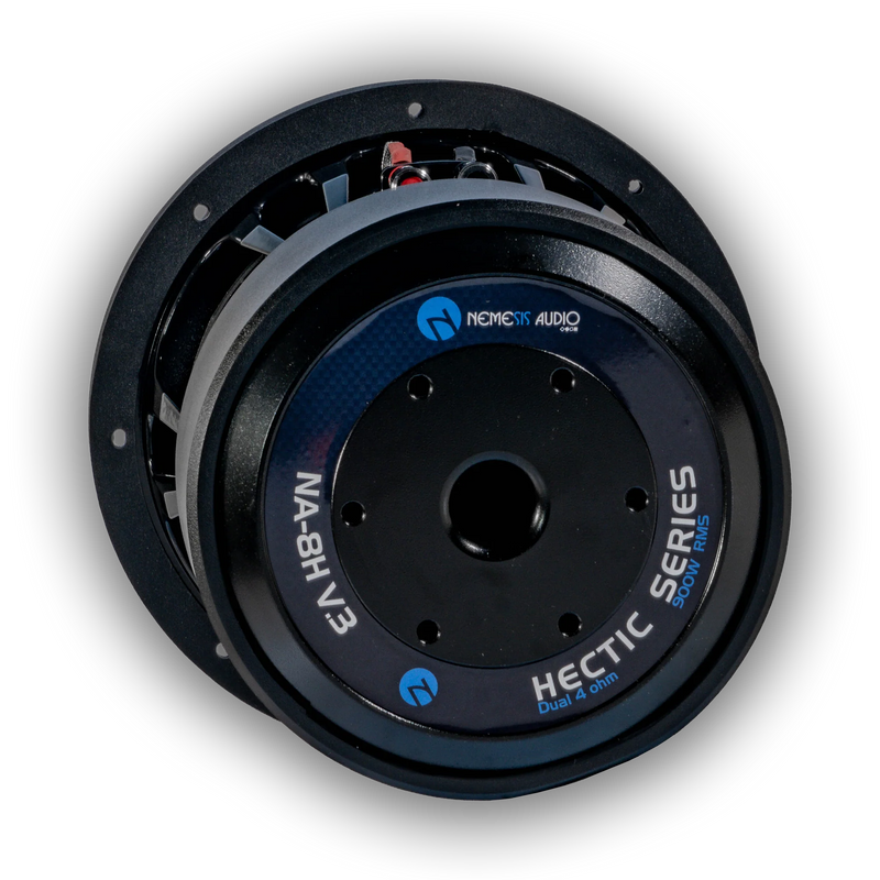 Nemesis Audio NA-8H v.3 8" 900W RMS Subwoofer DVC