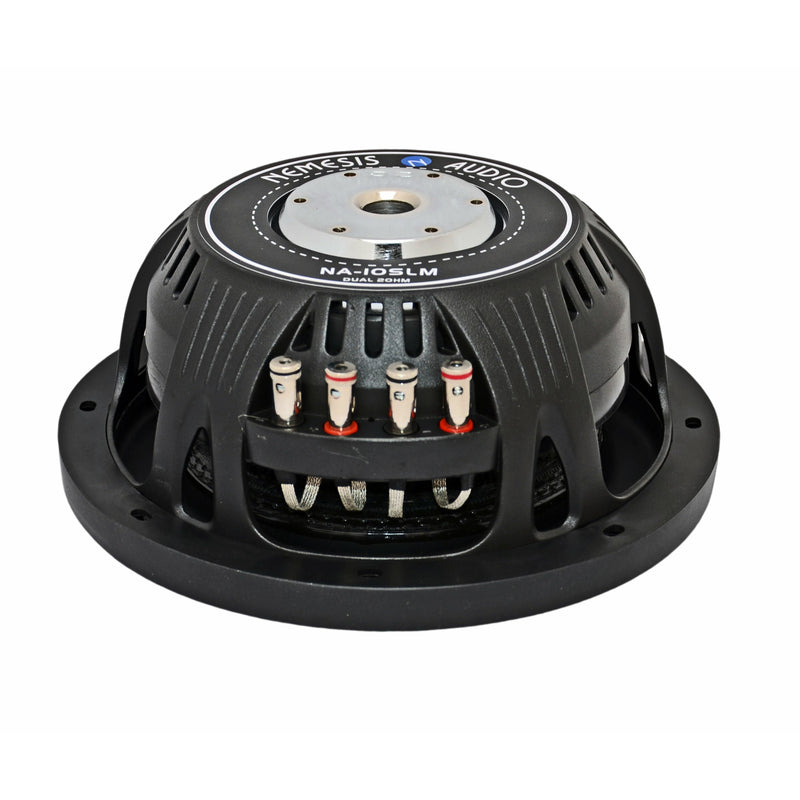 Nemesis Audio NA-10SLM v.2 10" Car Subwoofer 500 Watts DVC Shallow Mou