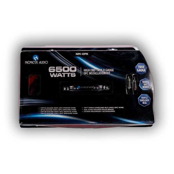 Nemesis Audio NM-0PK 100% OFC 0G Amp Kit