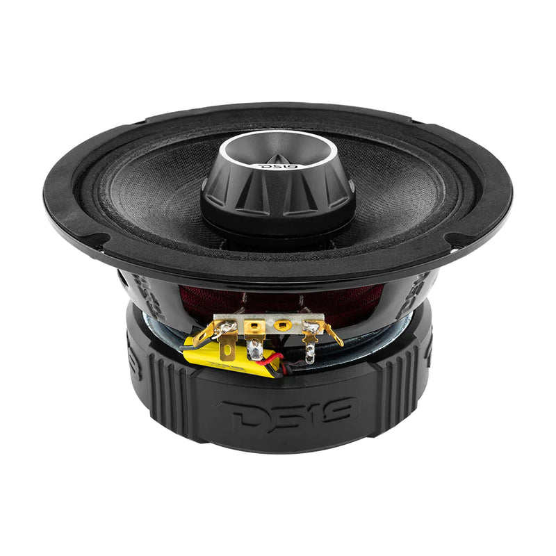 DS18 PRO-ZT6 6.5" 225W RMS Midrange Speaker w/ Built-in Bullet Tweeter 4-Ohm (Single)