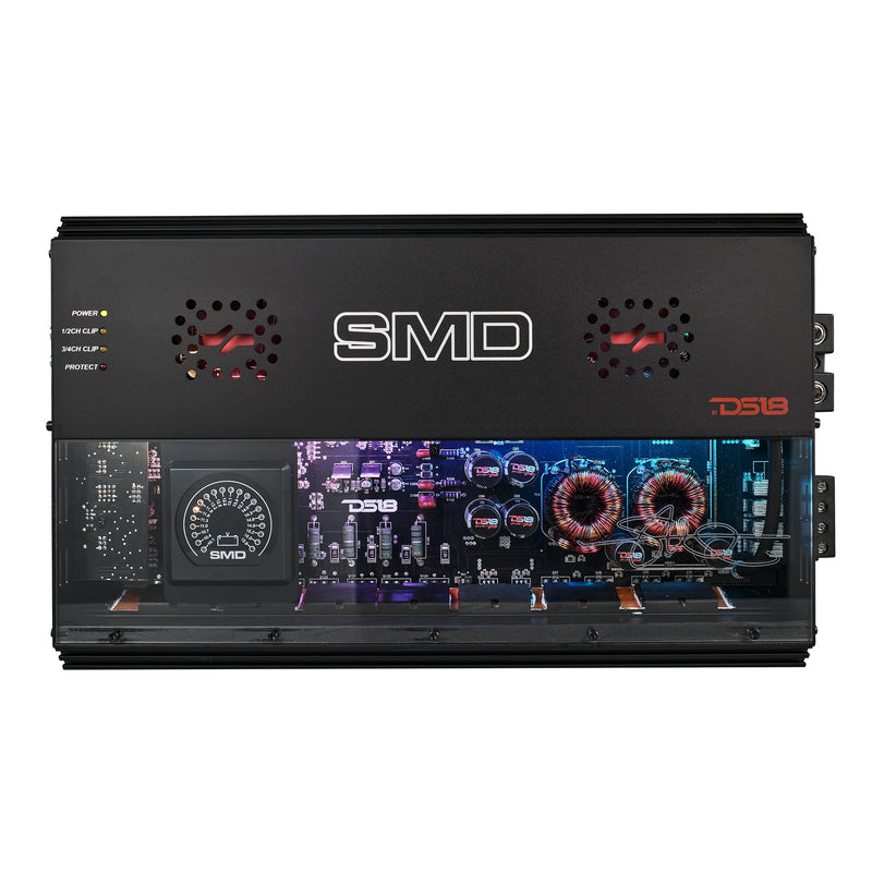 DS18 SMD-500.4AB 2000W Class AB 4-Channel Amplifier Made In Korea