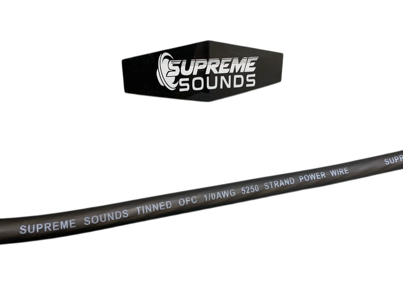 Supreme Sounds 1/0 100% Copper Wire - By The Foot