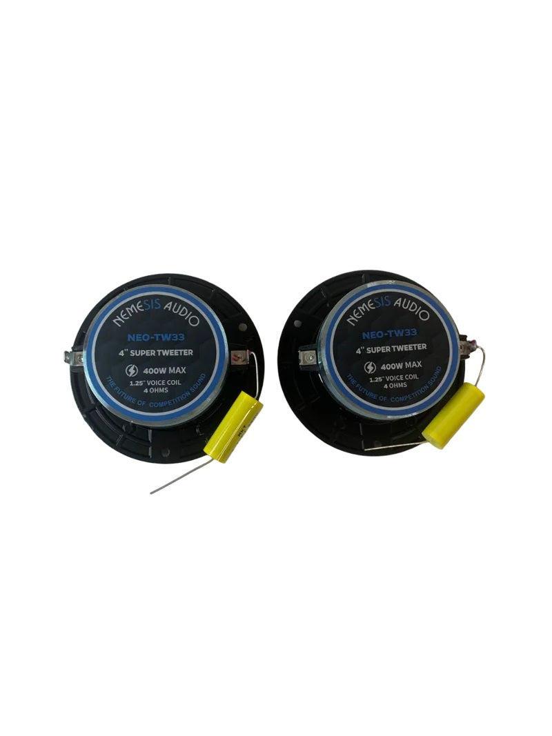Nemesis Audio NEO-TW33 4" Super Tweeters (Pair)