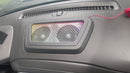 Custom Center Dash Piece with LEDs fits 2019-2023 Chevy/GMC trucks *** Please read description before ordering *** Speakers included