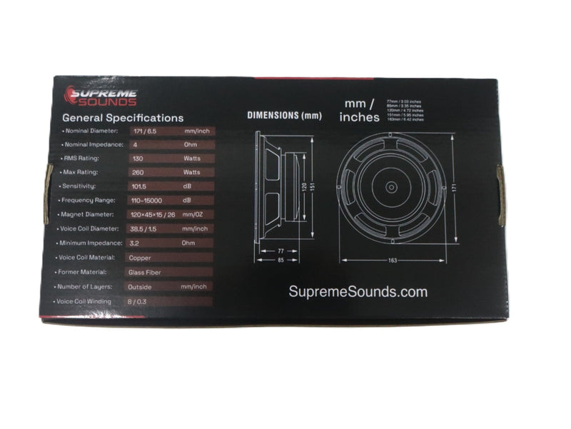 Supreme Sounds SS-65FS 6.5